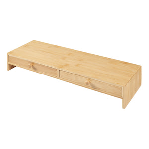 Stojak na monitor Hallstahammar 56x18x95 cm bambus [en.casa]