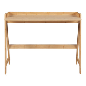 Biurko bambusowe Härryda 107x47x81 cm naturalne [en.casa]