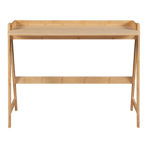 Biurko bambusowe Härryda 107x47x81 cm naturalne [en.casa]