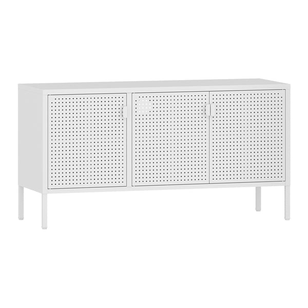 Szafka RTV Castelli 114 x 40 x 60 cm stal [en.casa]