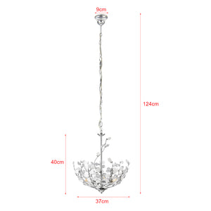 Lampa wisząca Ampthill 3xE14 chromowana [lux.pro]