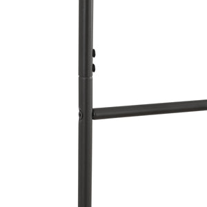 Drabinka na ręczniki Bodø stal 176x38 cm czarna [en.casa]