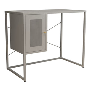 Biurko stalowe Sund 75x100x50 cm szare [en.casa]