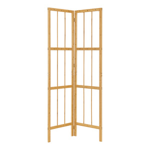 Narożna garderoba Hyllestad 165,5x92x8cm bambus [en.casa]