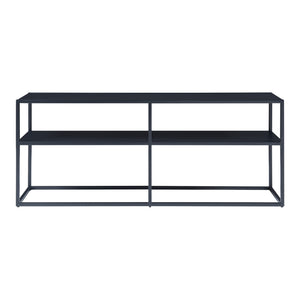 Stolik RTV Solund 120x30x46cm Czarny [en.casa]