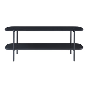 Stolik pod telewizor Samnanger 120x40x45 cm czarny [en.casa]