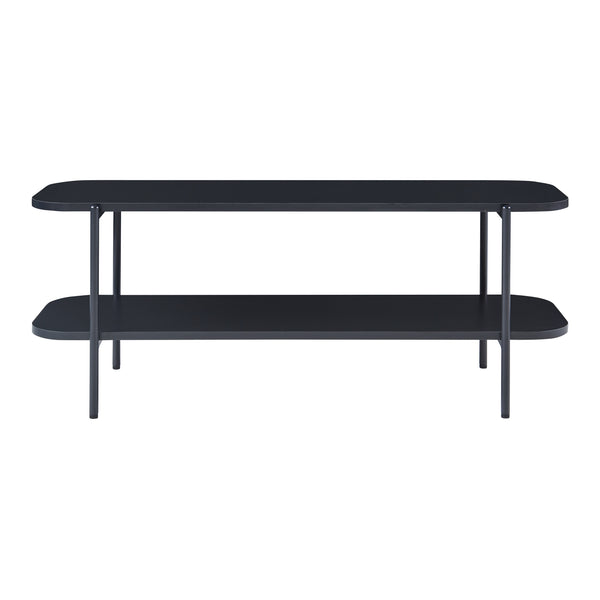 Stolik pod telewizor Samnanger 120x40x45 cm czarny [en.casa]
