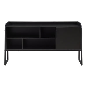 Szafka pod telewizor Storfjord 120x34x63 cm czarna [en.casa]