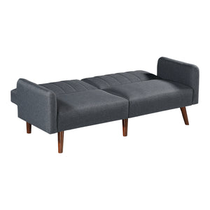 Sofa Malå z funkcją rozkładania 175x70x72 cm szara [en.casa]