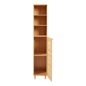 Jednostka wysoka Epind 180x33x30 cm bambus [en.casa]