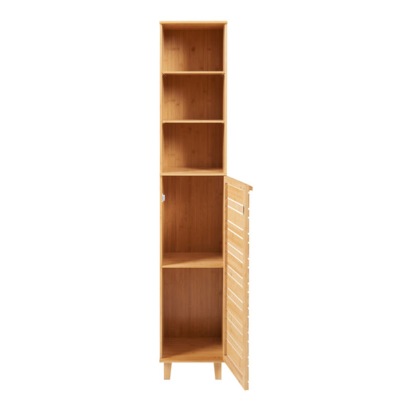 Jednostka wysoka Epind 180x33x30 cm bambus [en.casa]
