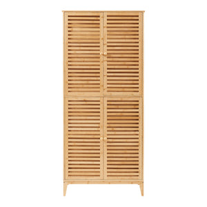 Szafka łazienkowa Raurgela 180x80x40 cm bambus [en.casa]