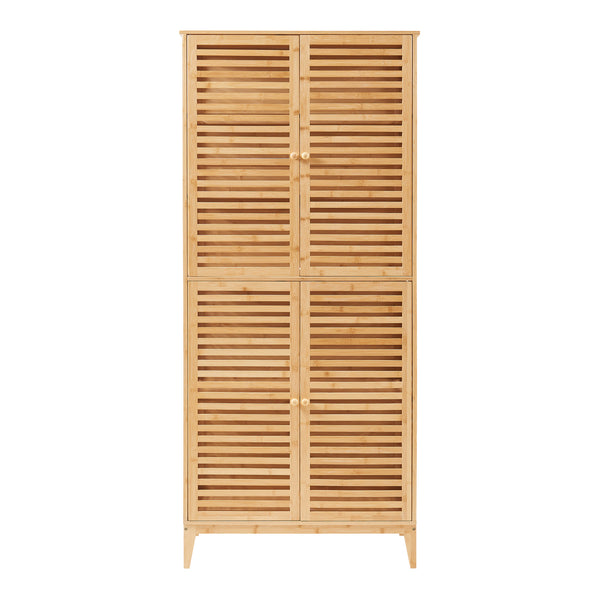 Szafka łazienkowa Raurgela 180x80x40 cm bambus [en.casa]