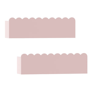 Półka ścienna dla dzieci zestaw 2 Vestnes 40x10x10 cm Cotton Candy [en.casa]
