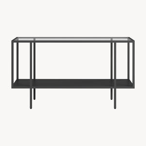 Stolik kawowy Nynna 90x50x50 cm czarny [en.casa]
