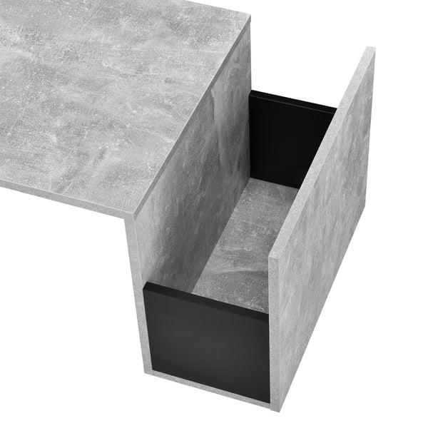 Stolik kawowy Bollnäs 90x45x35 cm z półką w różnych kolorach kolory en.casa