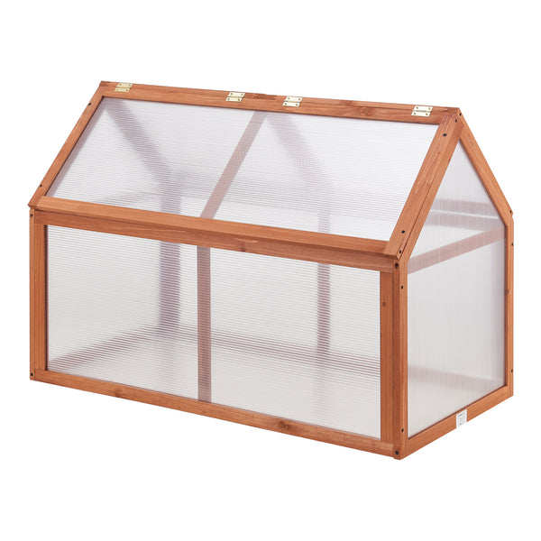 Zimna rama Duiven 100 x 55 cm drewno sosnowe [casa.pro]
