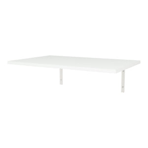 Klepp składany stolik ścienny 72x45cm biały [en.casa]