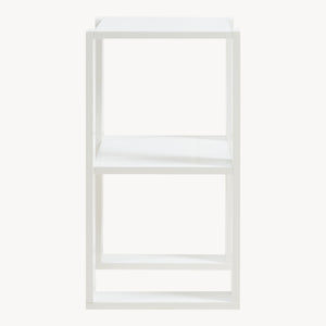 Stolik boczny Thyholm 55x30x30 cm biały [en.casa]
