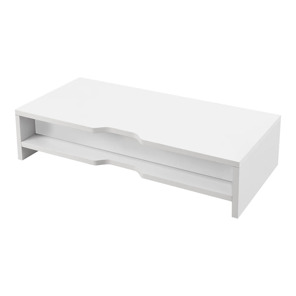 Podstawka pod monitor Ruovesi 12x51x25cm biała [en.casa]