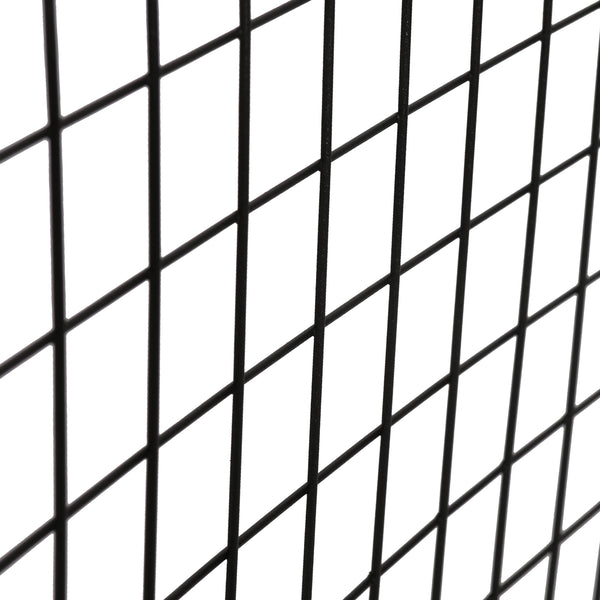Kratka ścienna Sæby metal 75 x 55 cm czarna [en.casa]