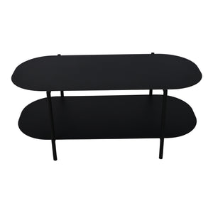 Stolik kawowy Enebakk 112x62x40,5cm czarny, matowy [en.casa]