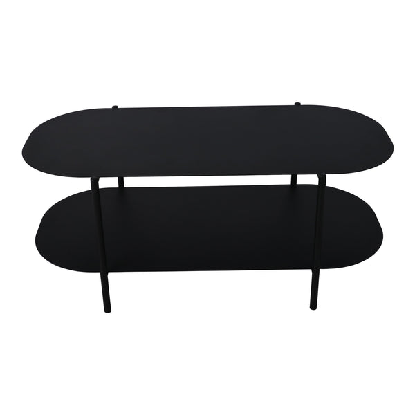 Stolik kawowy Enebakk 112x62x40,5cm czarny, matowy [en.casa]
