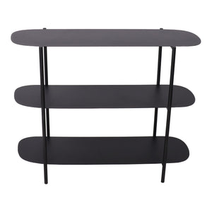 Stolik konsolowy Enebakk 70x90x32cm czarny, matowy [en.casa]