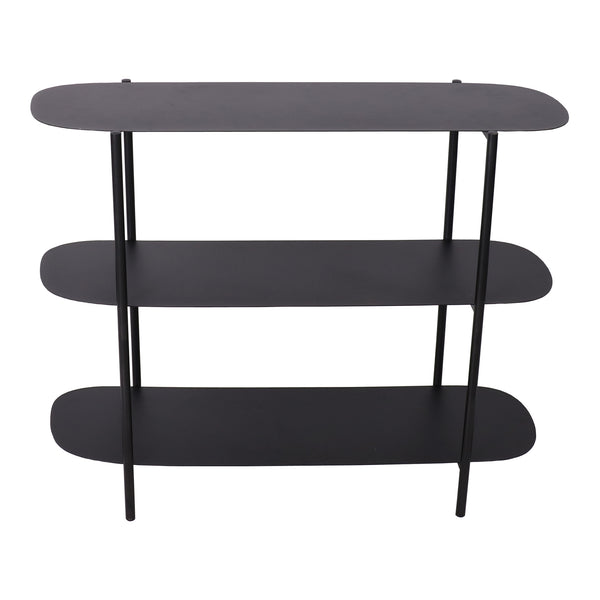 Stolik konsolowy Enebakk 70x90x32cm czarny, matowy [en.casa]