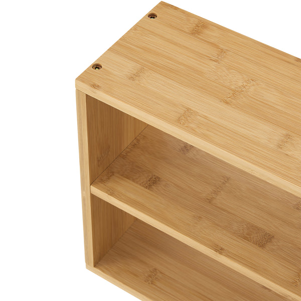 Półka ścienna Gol 50x15x30 cm bambus [en.casa]