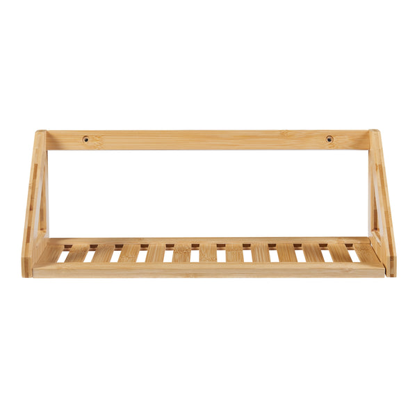 Zestaw półek ściennych Gjerdrum zestaw 2 43x15x15cm bambus [en.casa]