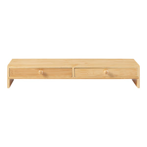 Stojak na monitor Hallstahammar 56x18x95 cm bambus [en.casa]