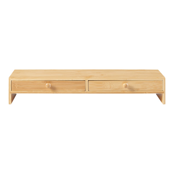 Stojak na monitor Hallstahammar 56x18x95 cm bambus [en.casa]