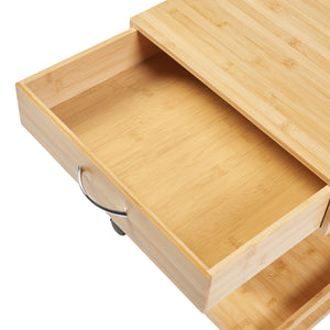 Stół obrotowy Jokkmokk 565x43x43 cm bambus [en.casa]