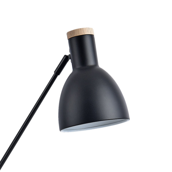 Lampa stołowa Watford czarny / kolory drewna [lux.pro]