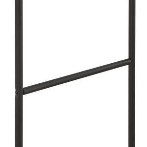 Drabinka na ręczniki Bodø stal 176x38 cm czarna [en.casa]