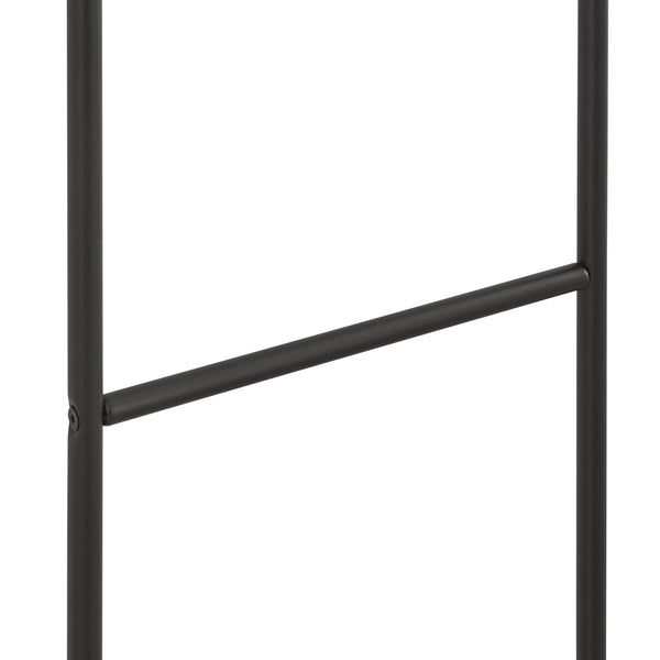 Drabinka na ręczniki Bodø stal 176x38 cm czarna [en.casa]