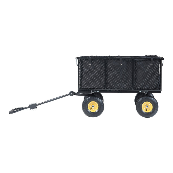 Wózek ręczny Corropoli 112x51 cm maks. 550 kg czarny/żółty [pro.tec]