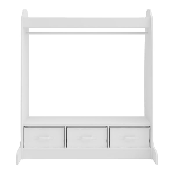 Szafa dziecięca Moskenes 107x95x61 cm biała [en.casa]