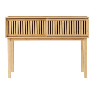 Stolik konsolowy Ypäjä 110x39x81 cm bambus [en.casa]