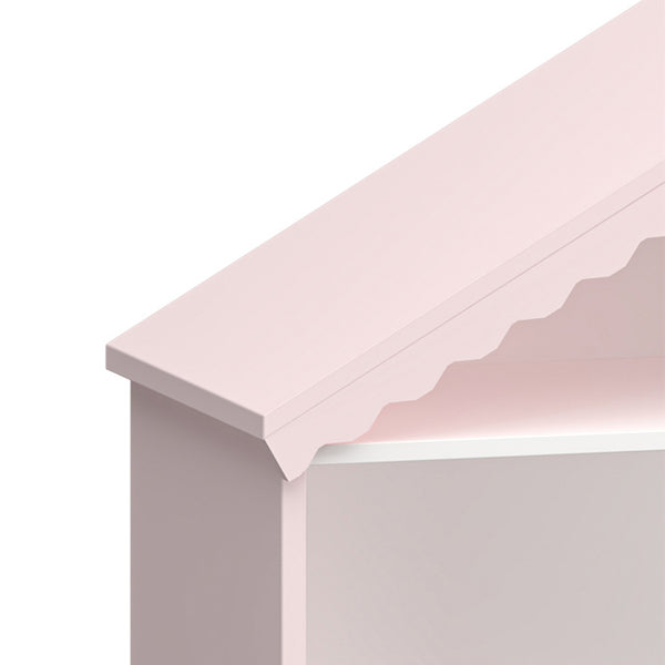 Półka dziecięca Vestnes 114x91x30 cm Cotton Candy/Biała [en.casa]