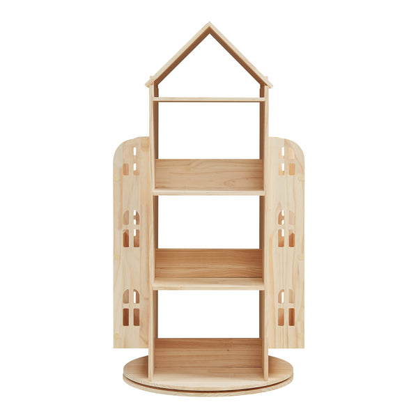 Półka dziecięca obrotowa Sanköre 122x64x43 cm drewno sosnowe naturalne [en.casa]