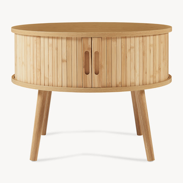 Stolik nocny Nordkapp 45x60 cm bambus [en.casa]