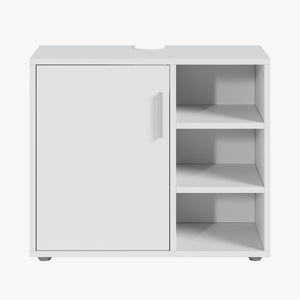 Szafka pod umywalkę Kulaik 51x60x32 cm Biała [en.casa]