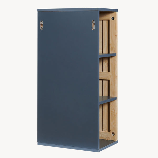 Szafka wisząca Svanes 60x30x20 cm Ciemnoszary/Naturalny [en.casa]
