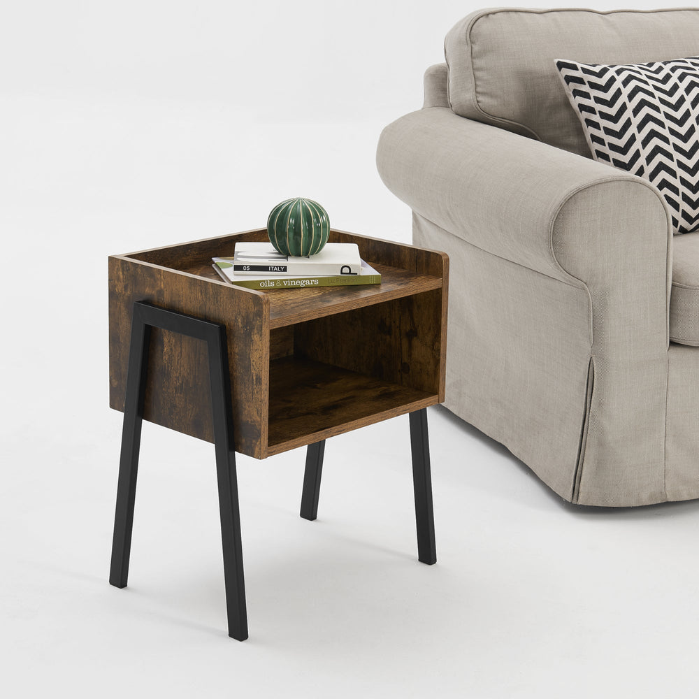 Stolik nocny Andernach 52x42x35 cm kolor drewna en.casa - premiumXL