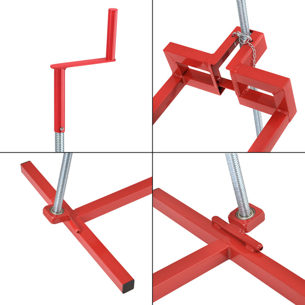 Podnośnik do traktorka Max 300 kg stalowy czerwony pro.tec