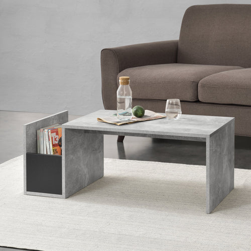 Stolik kawowy Bollnäs 90x45x35 cm z półką w różnych kolorach kolory en.casa