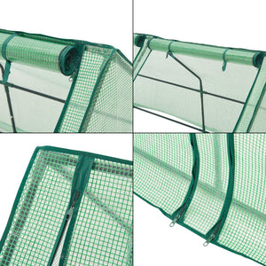 Mini szklarnia Nissewaard 180x90x90cm siatka zielona [en.casa]