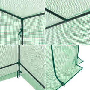 Szklarnia Vlaardingen 198x78x200cm Zielona [en.casa]